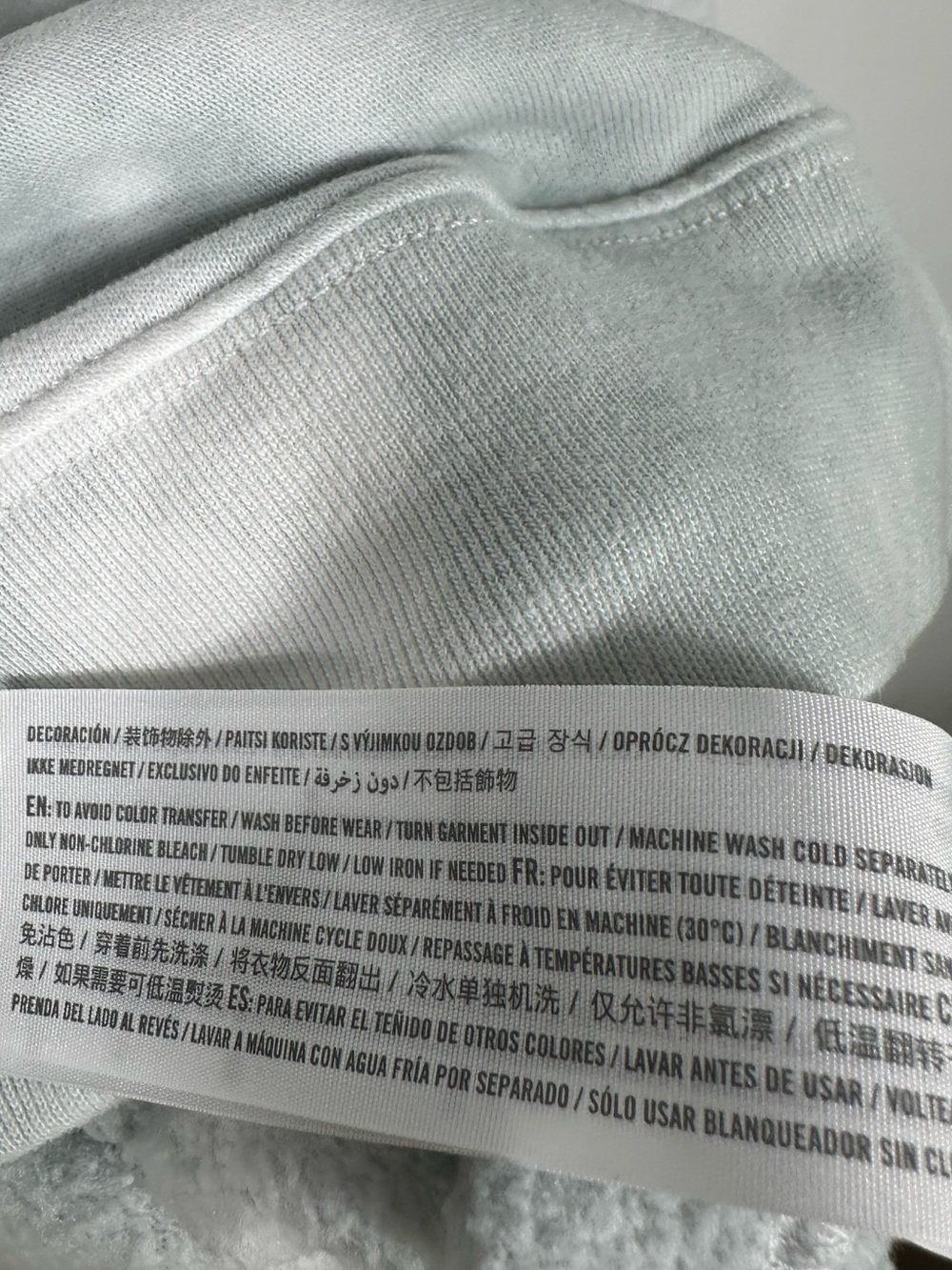 Abercrombie‎ & Fitch Tie Dye Crewneck Sweatshirt Green White Soft A&F Large - Picture 8 of 8